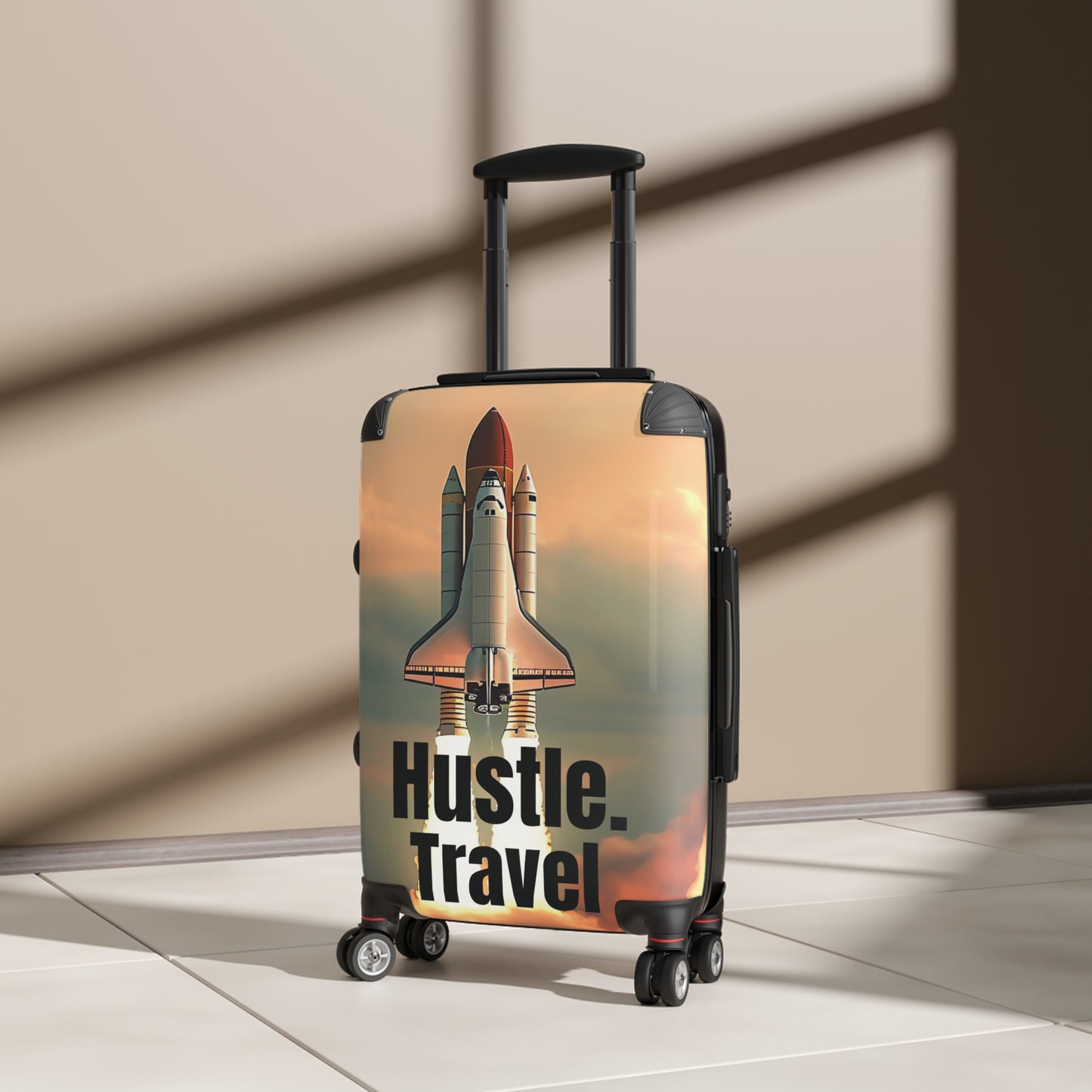 Hustle.Travel Rocket Suitcase